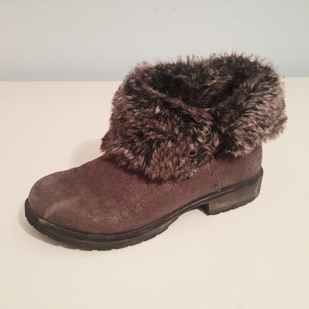 Candies Brown Ankle Boots